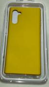 Silicone Cover for Samsung Galaxy Note 10 Clear Yellow